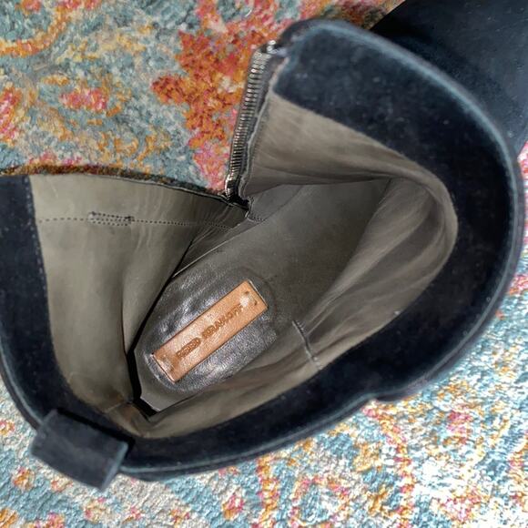 REED KRAKOFF $1k Black Suede Italian Made Chelsea Boots | 37.5 US 7.5 - Picture 16 of 16